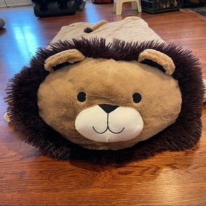 Kid’s FAO Schwarz Plush Sleeping Bag Lion